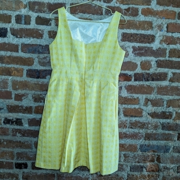 Tommy Hilfiger Size 10 Yellow & White Dress with *POCKETS* - Picture 5 of 14